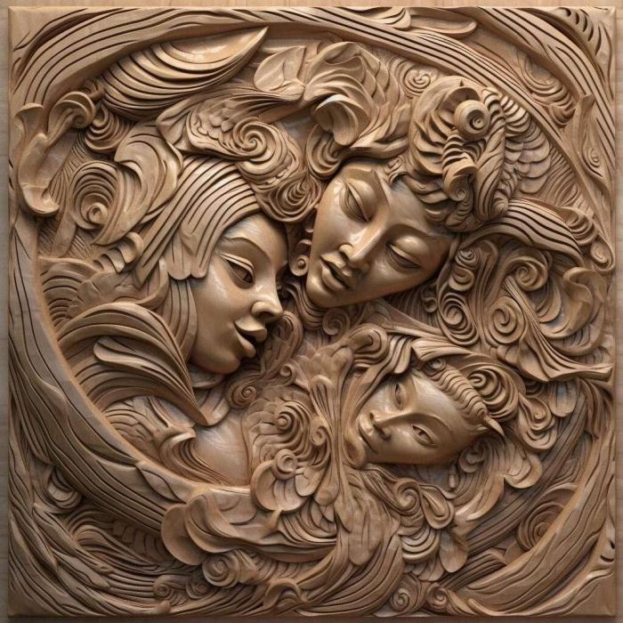 نموذج ثلاثي الأبعاد لآلة CNC 3D Art 